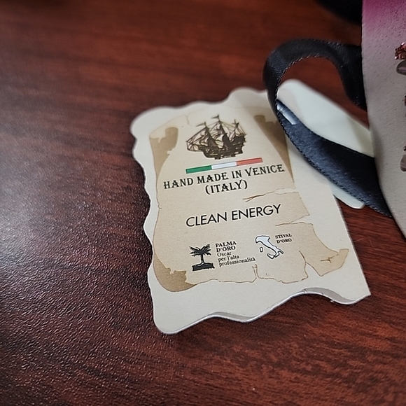 Pier 1 Italian Womens Masquerade Mask... signed - Picture 3 of 5